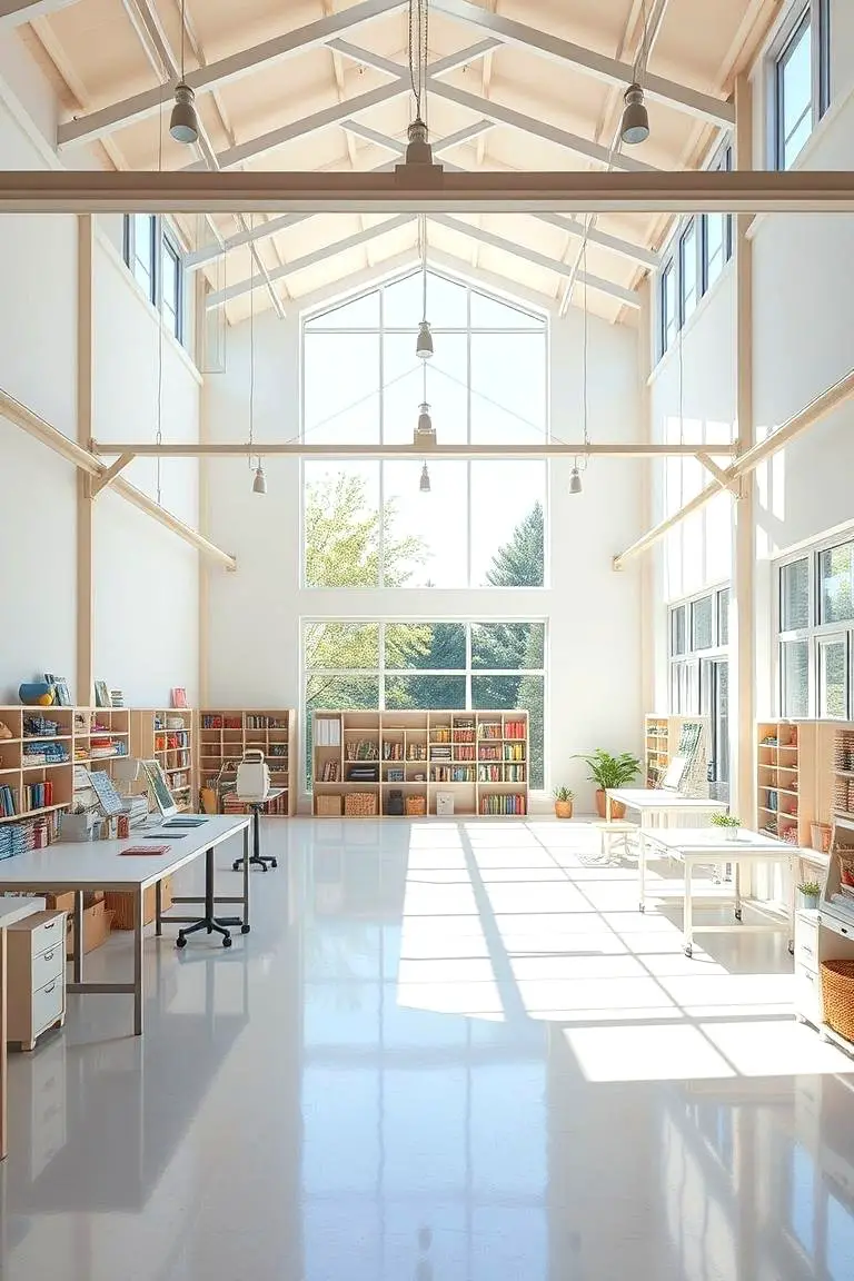 Spacious Light-Filled Craft Area