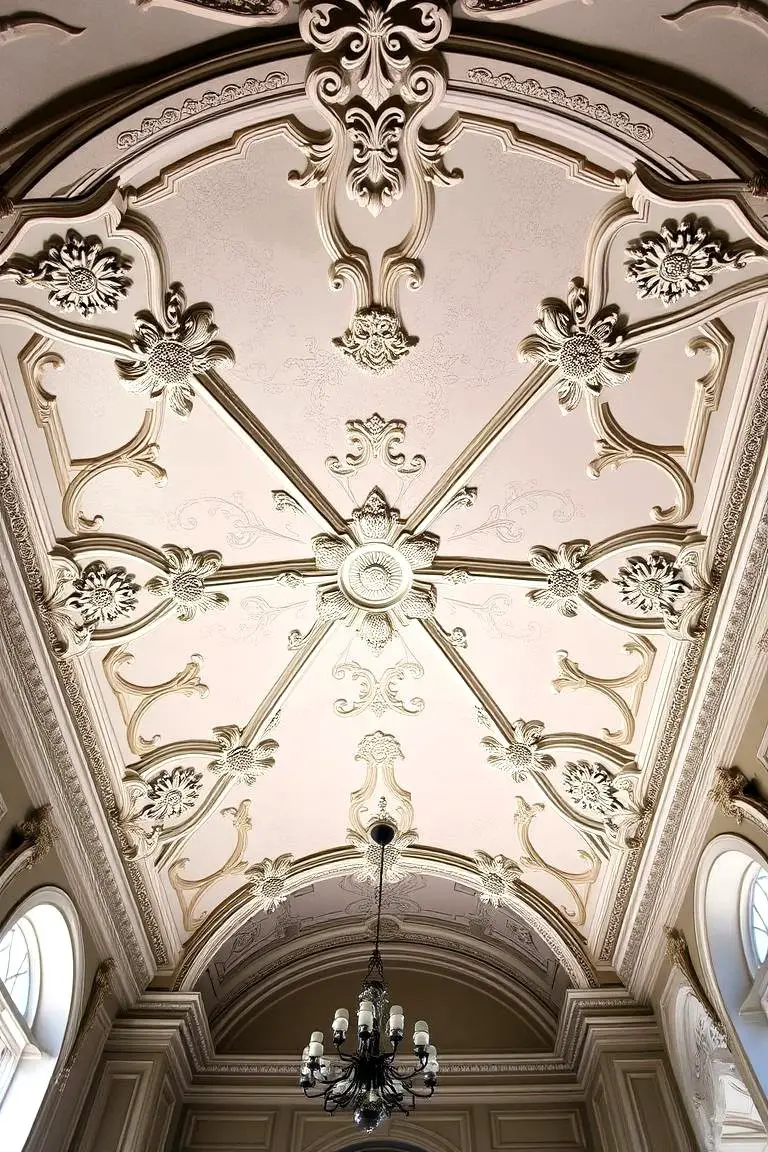 Intricate Plaster Detail Ceiling