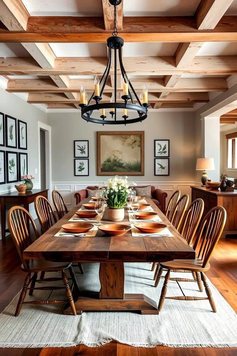 Rustic Dining Room Charm