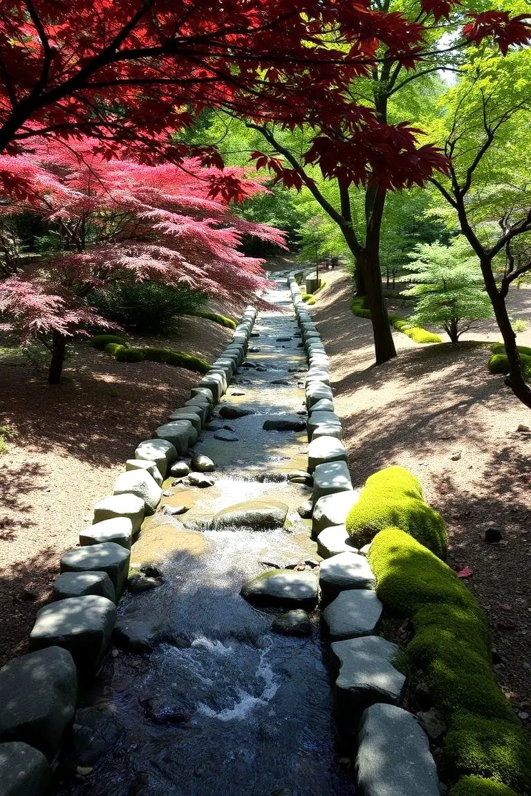 Garden Stream Pathway