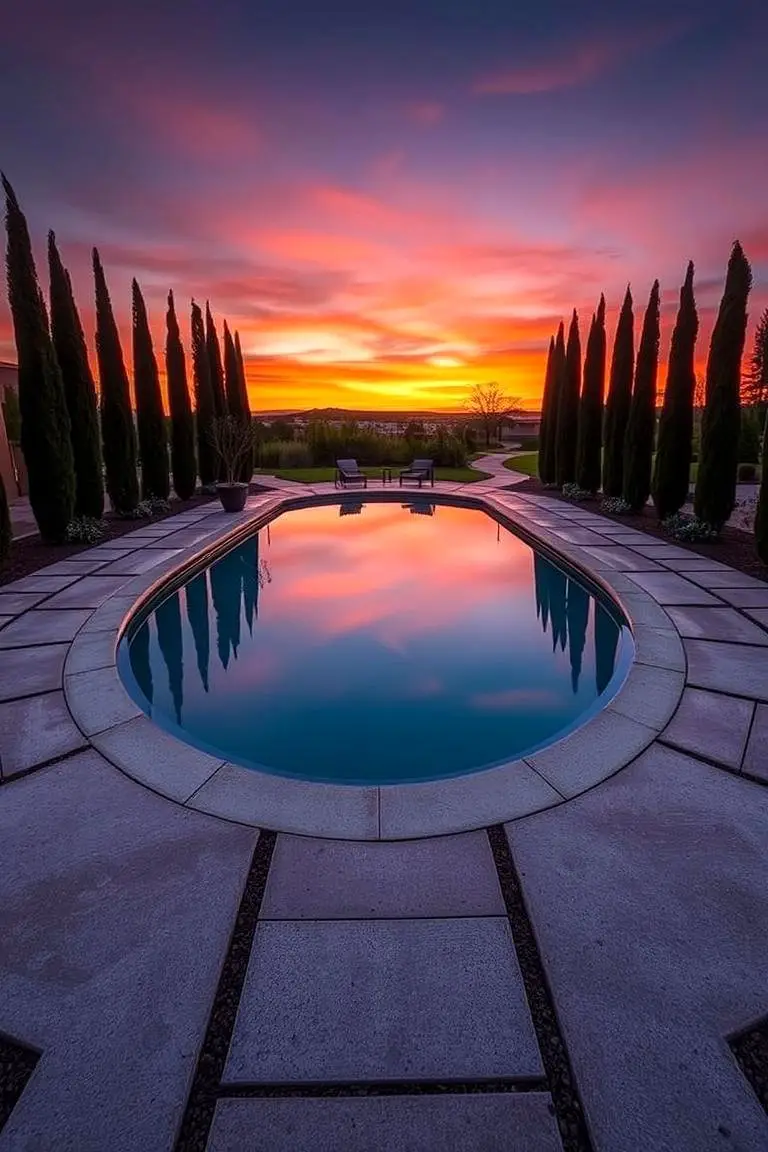Sunset Reflection Path