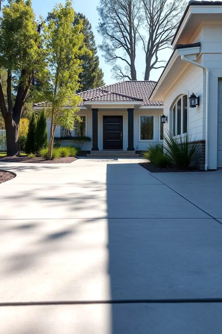 Permeable Concrete Driveway