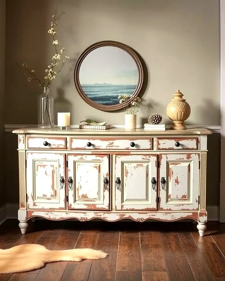 Distressed Sideboards for Functional Décor