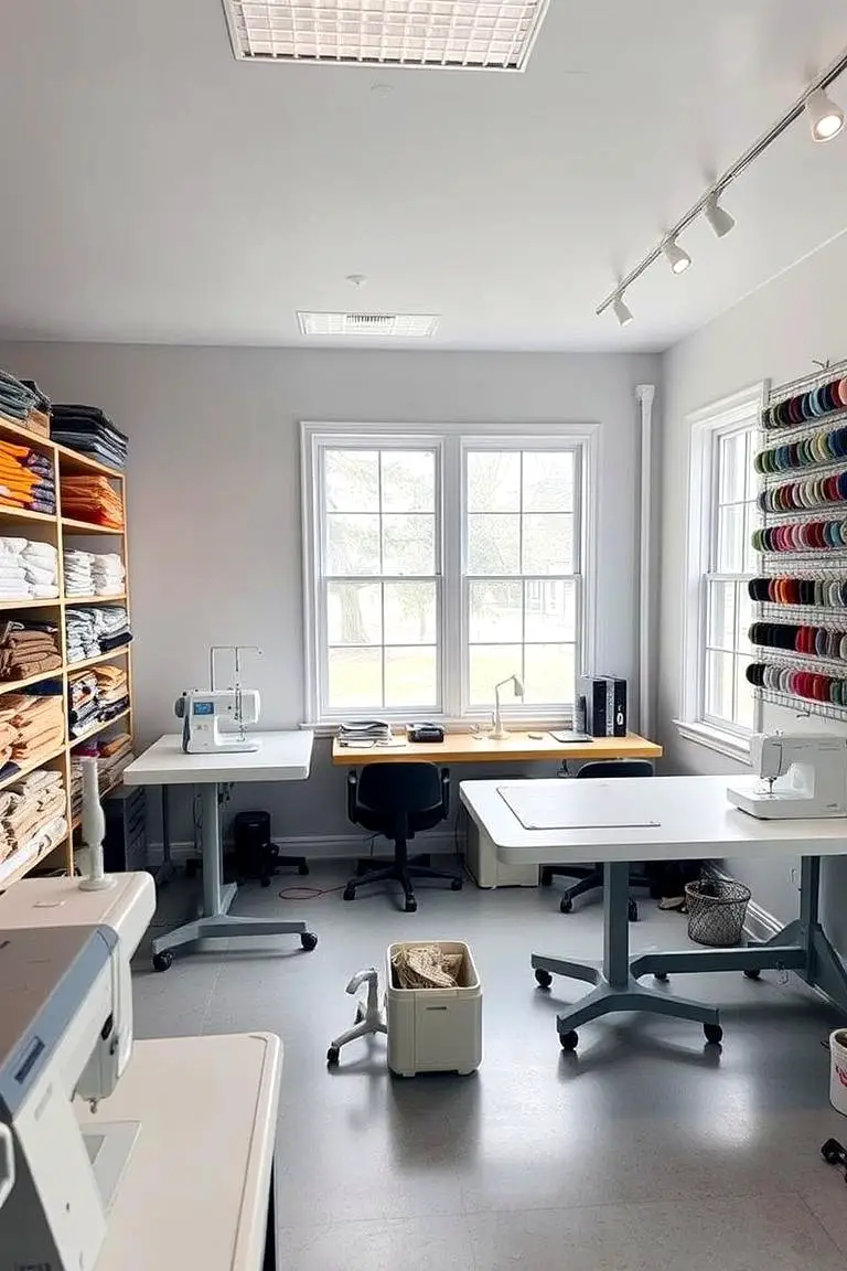 Innovative Sewing and Hobby Room
