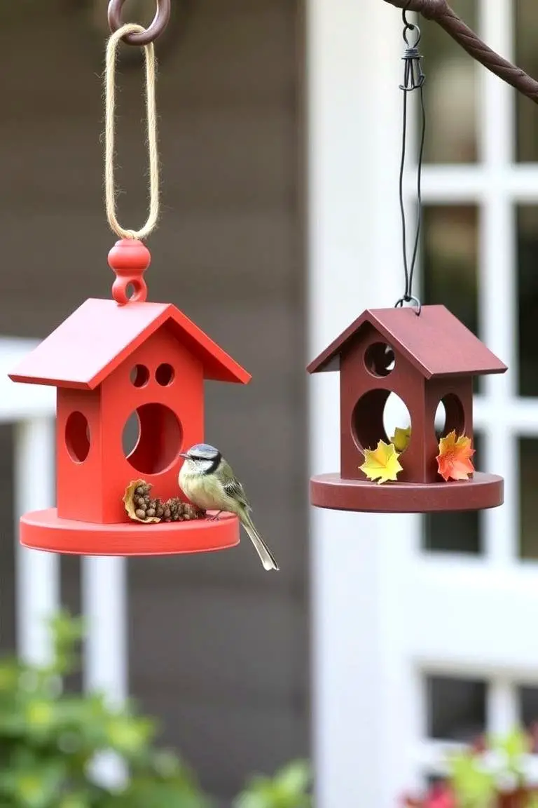 Charming Seasonal Bird Feeders