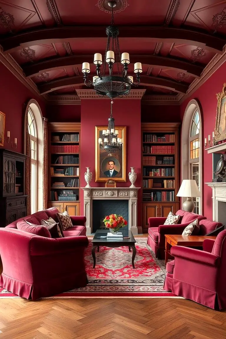 Traditional Warm Family Room