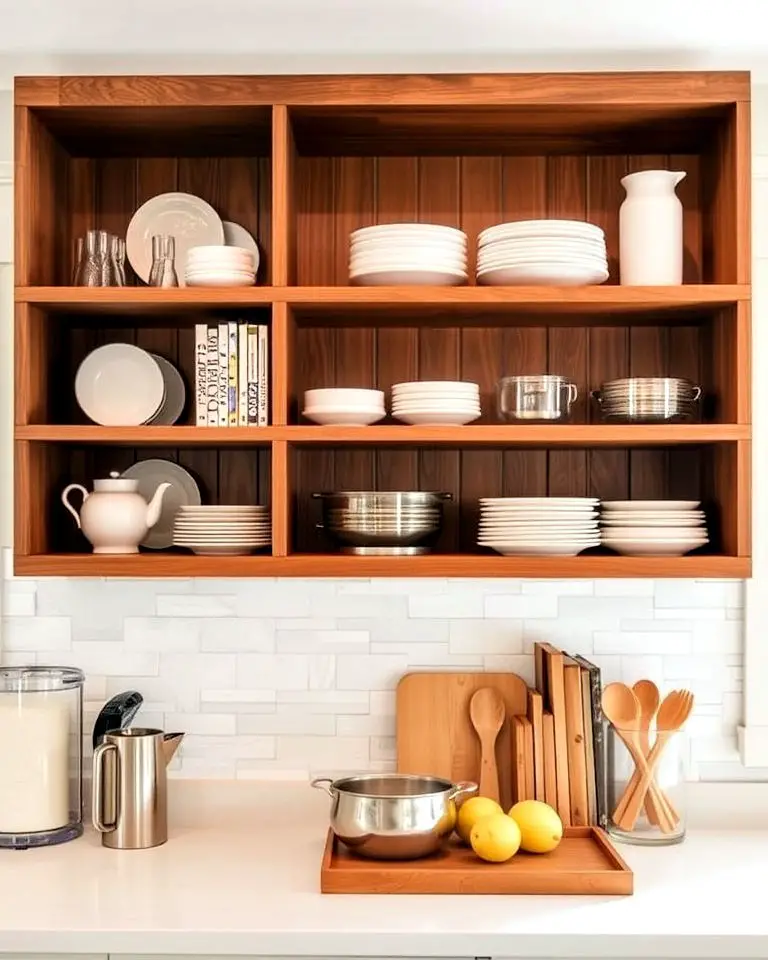 Open-Shelving for Display and Accessibility