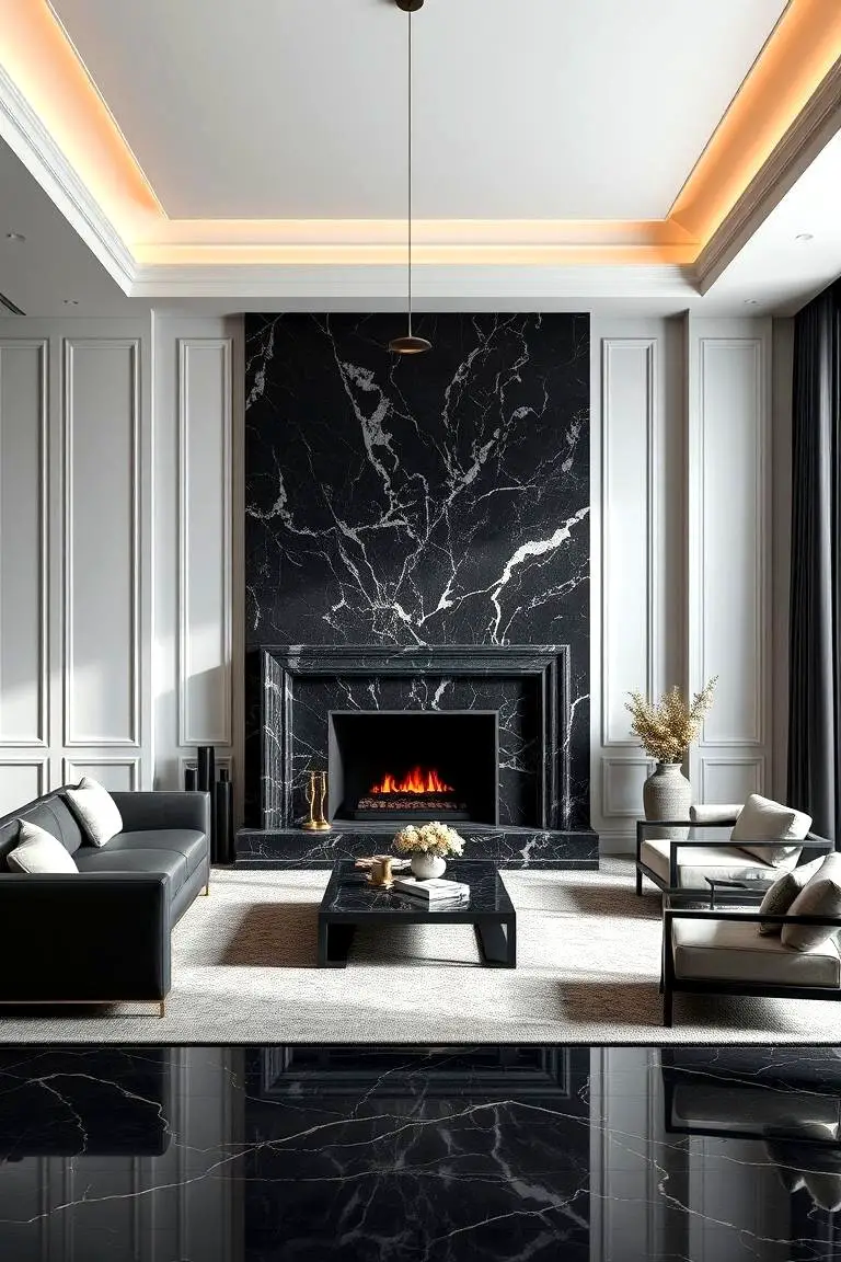 Classic Black Marble Elegance