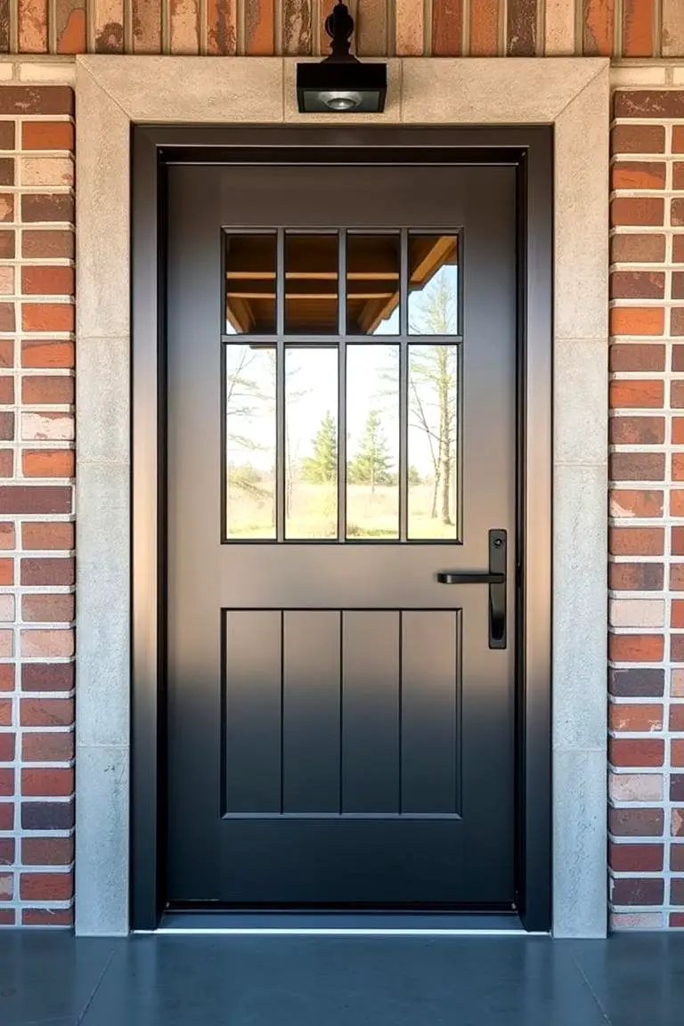 Modern Farmhouse Steel Door