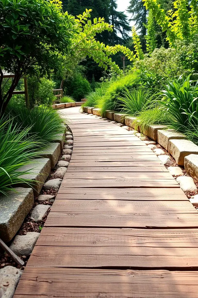 Rustic Garden Walkway
