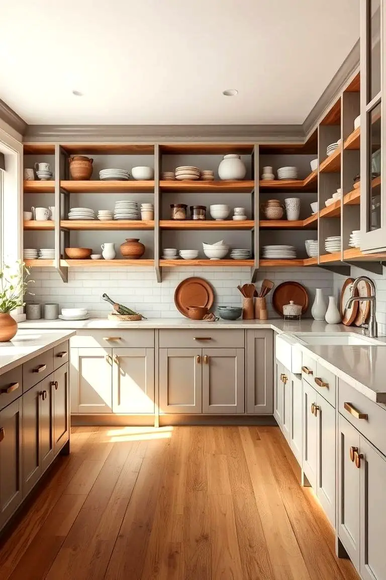 Open Shelving Simplicity
