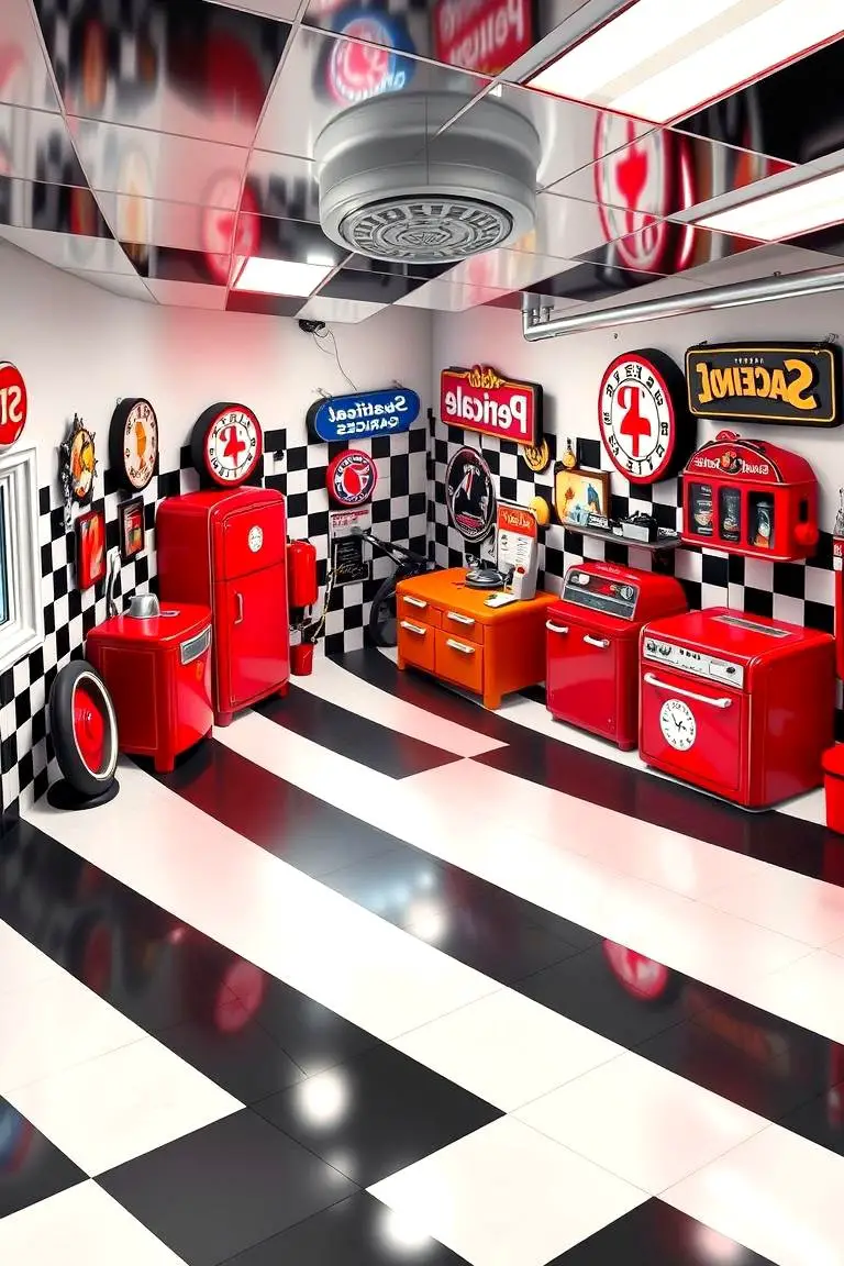 Retro Checkerboard Pattern