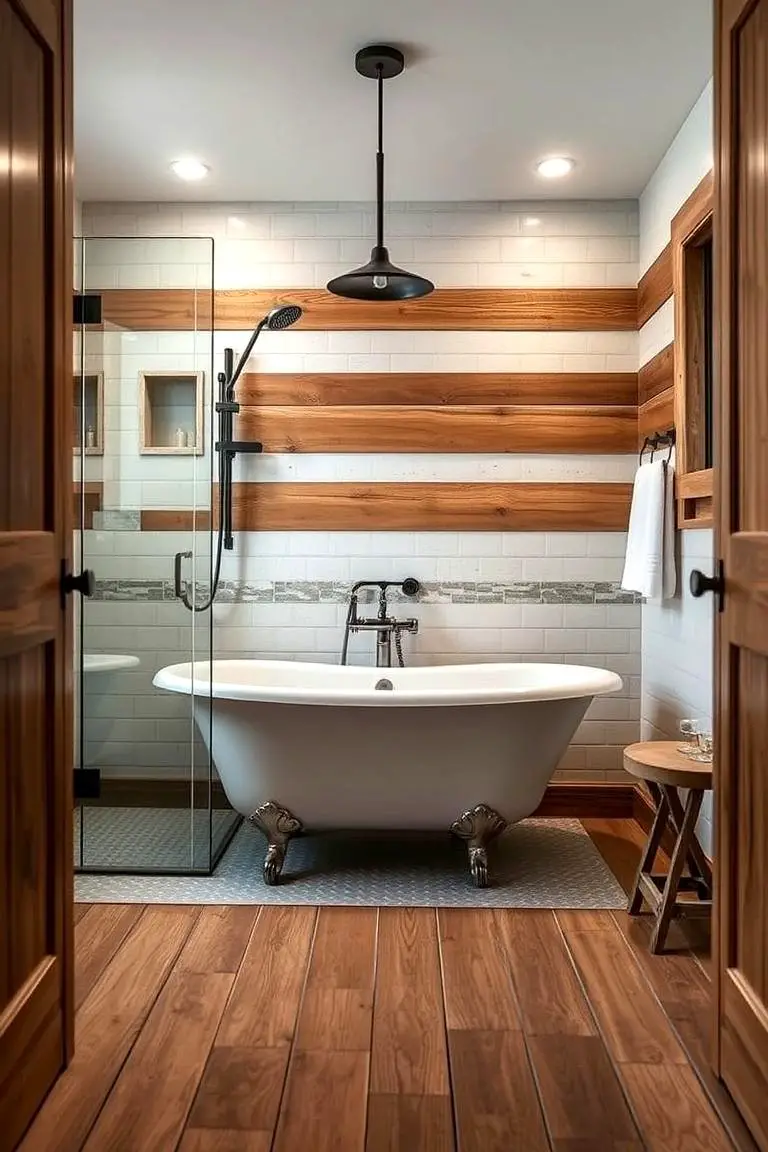 Rustic Farmhouse Bath
