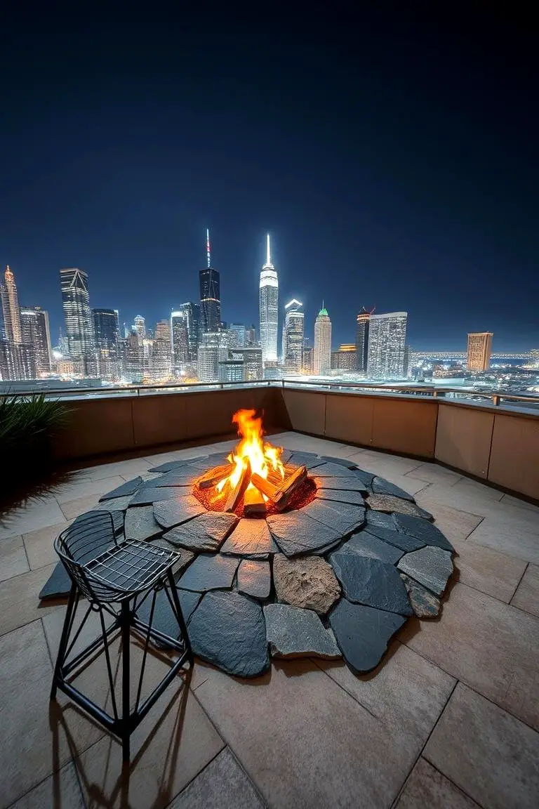 Urban Stone Fire Pit