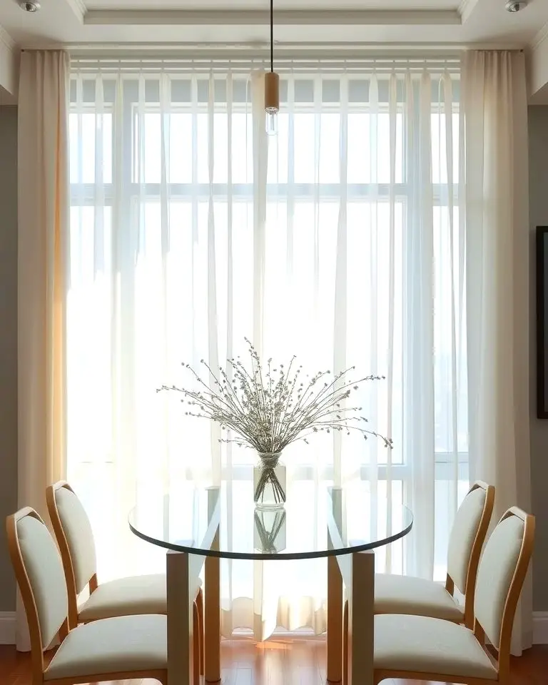 Sheer Curtains for an Airy Feel