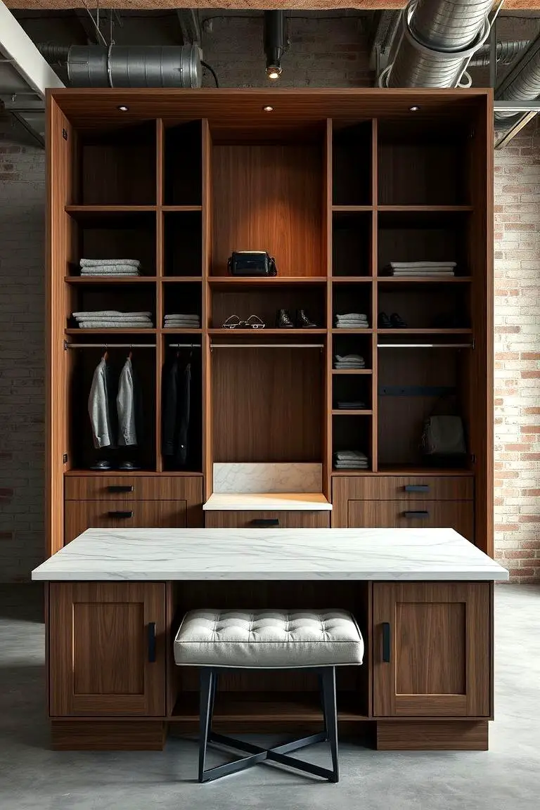 Multi-functional Island Wardrobe