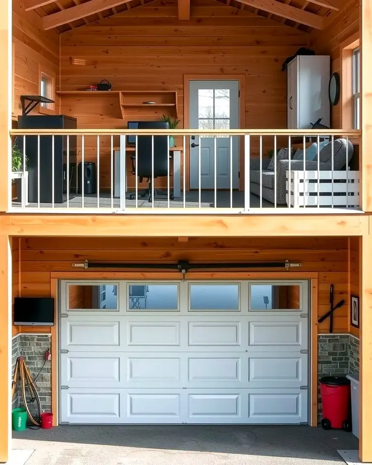 Garage with Living Space Above