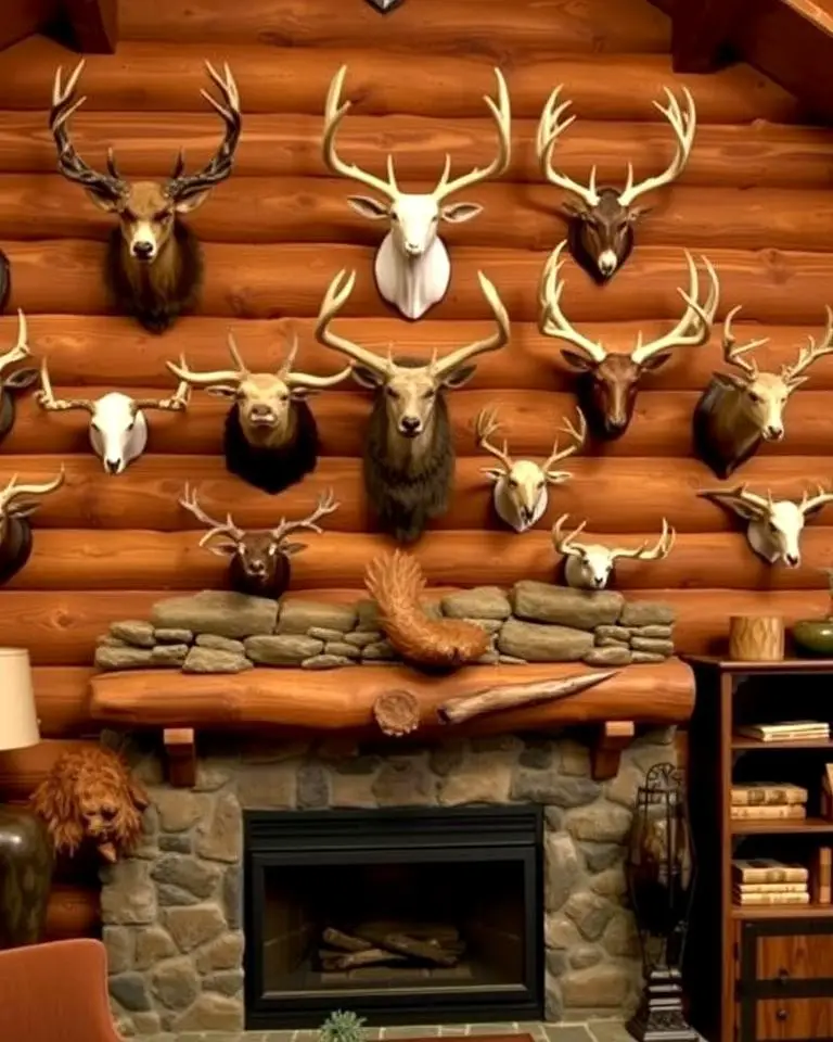 Mounted Antlers or Faux Animal Heads