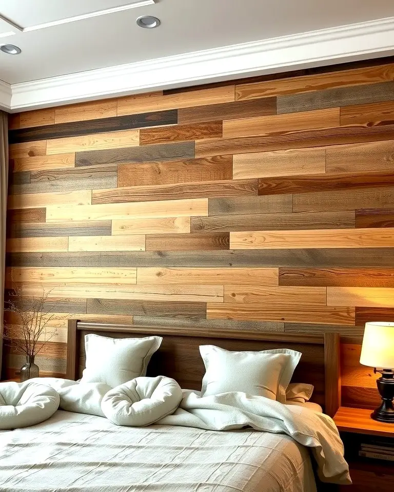 Rustic Reclaimed Wood Wall
