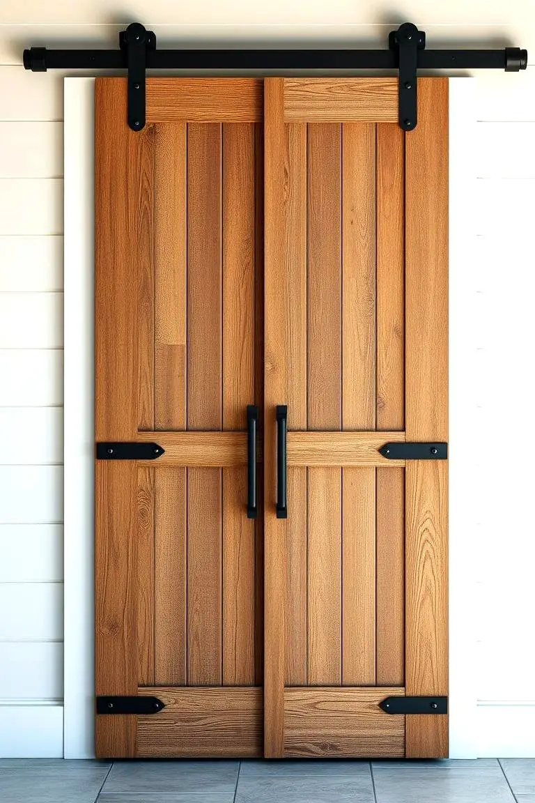 Barn Door Inspired Entry