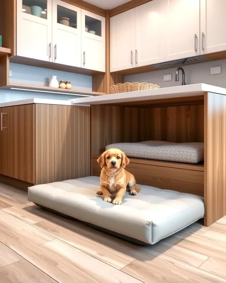 Built-In Dog Bed