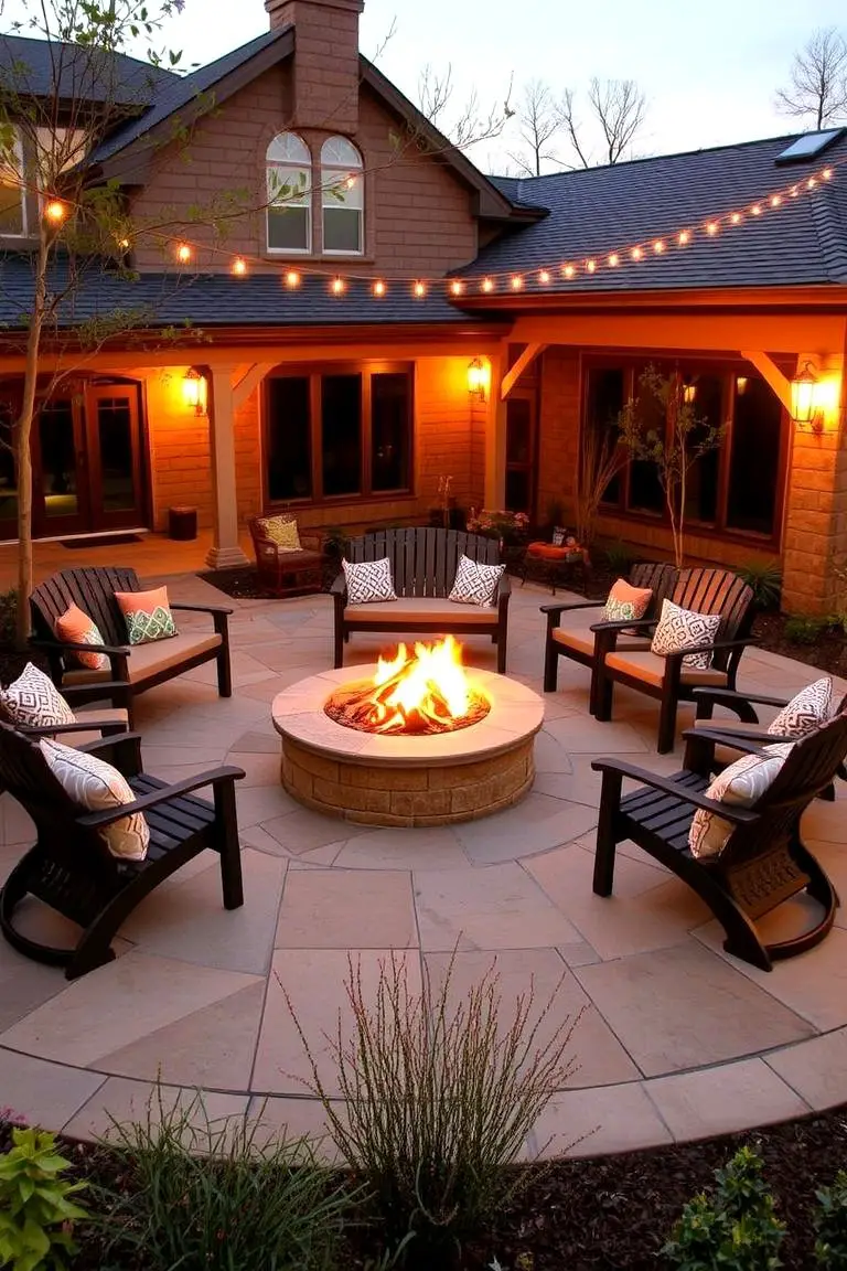 Fire Pit Surround Seating