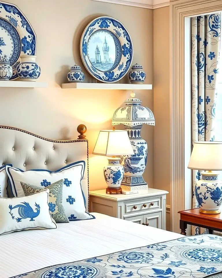 Blue and White Porcelain Decor