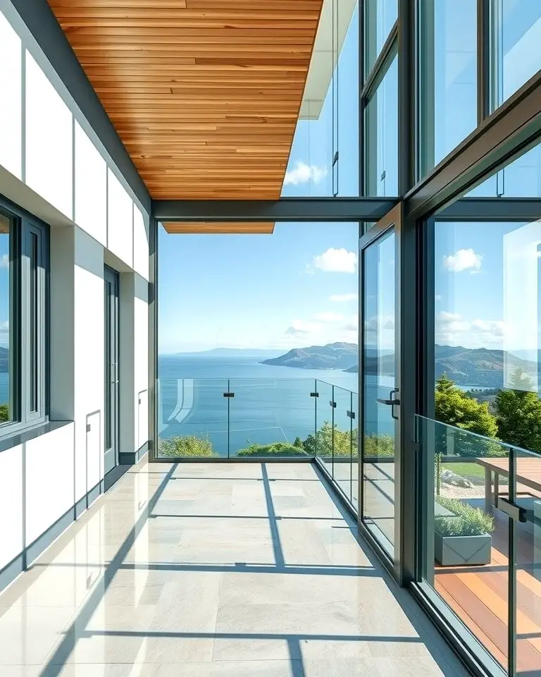 Frameless Glass Juliet Balcony