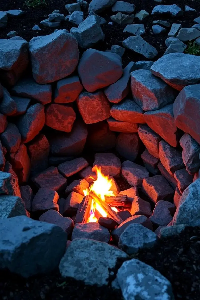 Hidden Stone Fire Pit