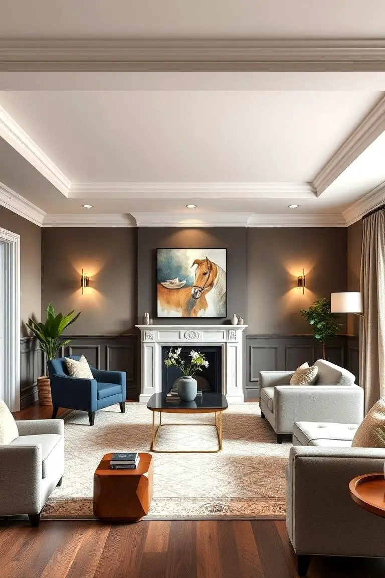 Two-Tone Wainscoting