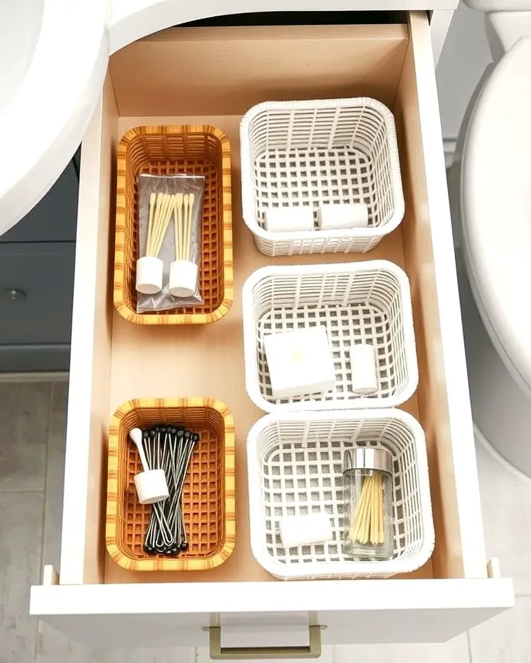 Shallow Baskets for Small Items