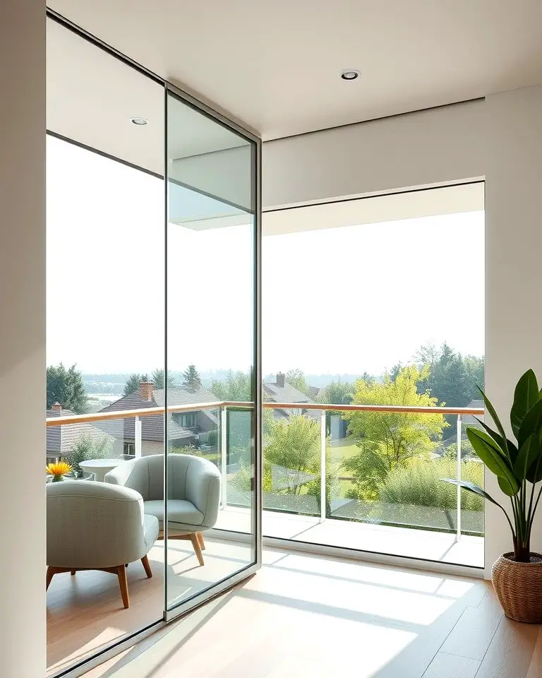 Minimalist Glass Panels