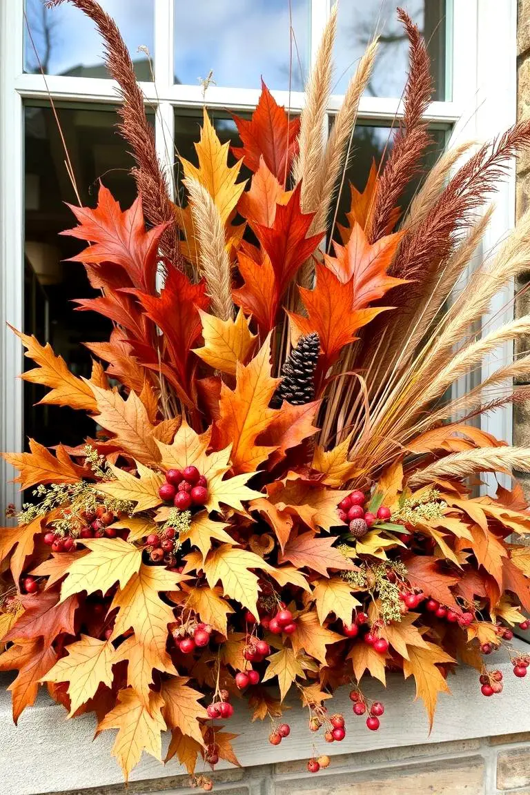 Crisp Leaf Arrangement