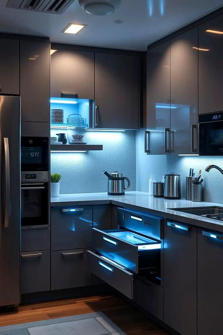 High-Tech Functional Layout