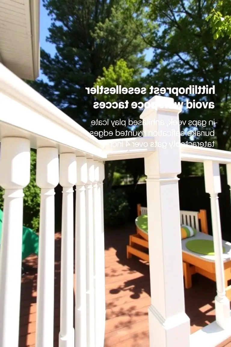 Safety-First Railing with Childproof Design