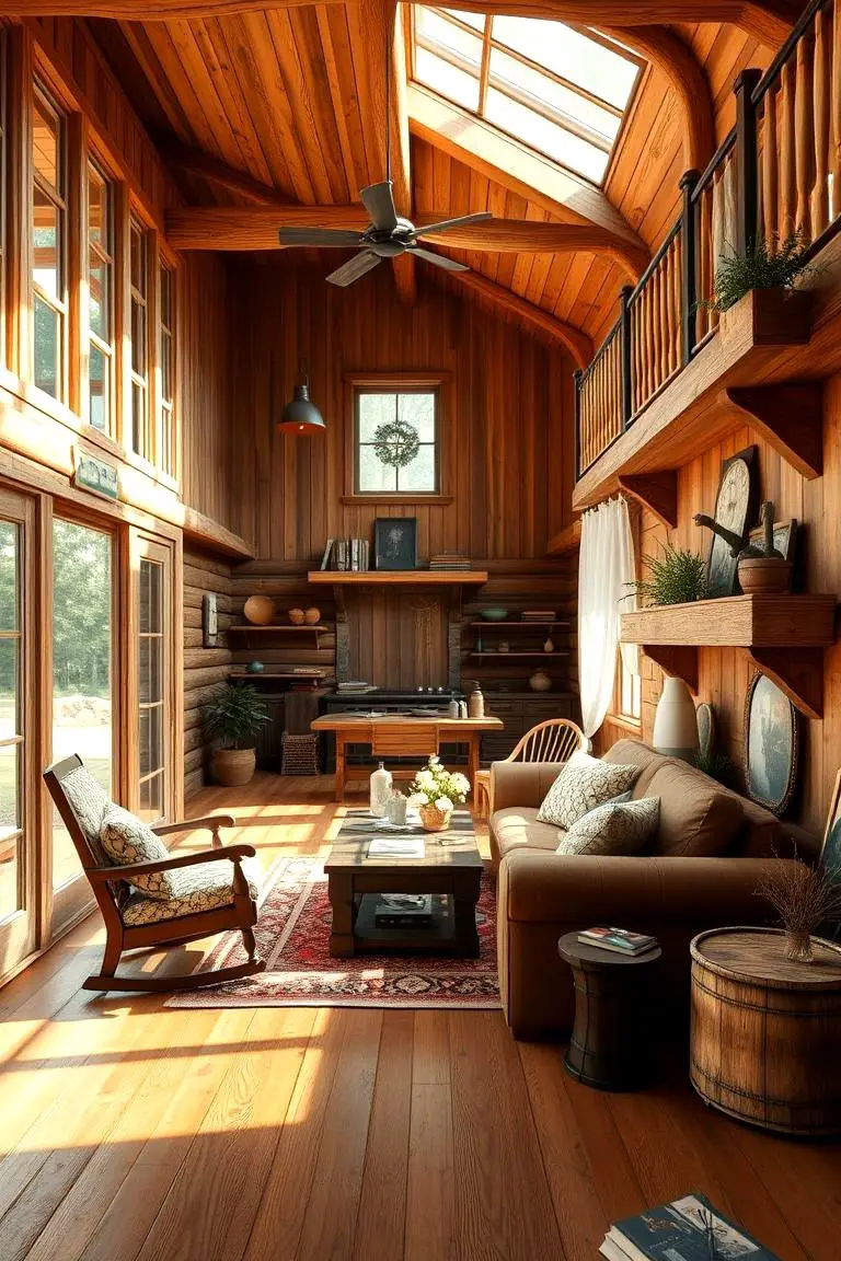 Warm Wooden Oasis