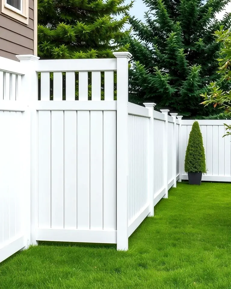 Vinyl Dog Fence for Low Maintenance