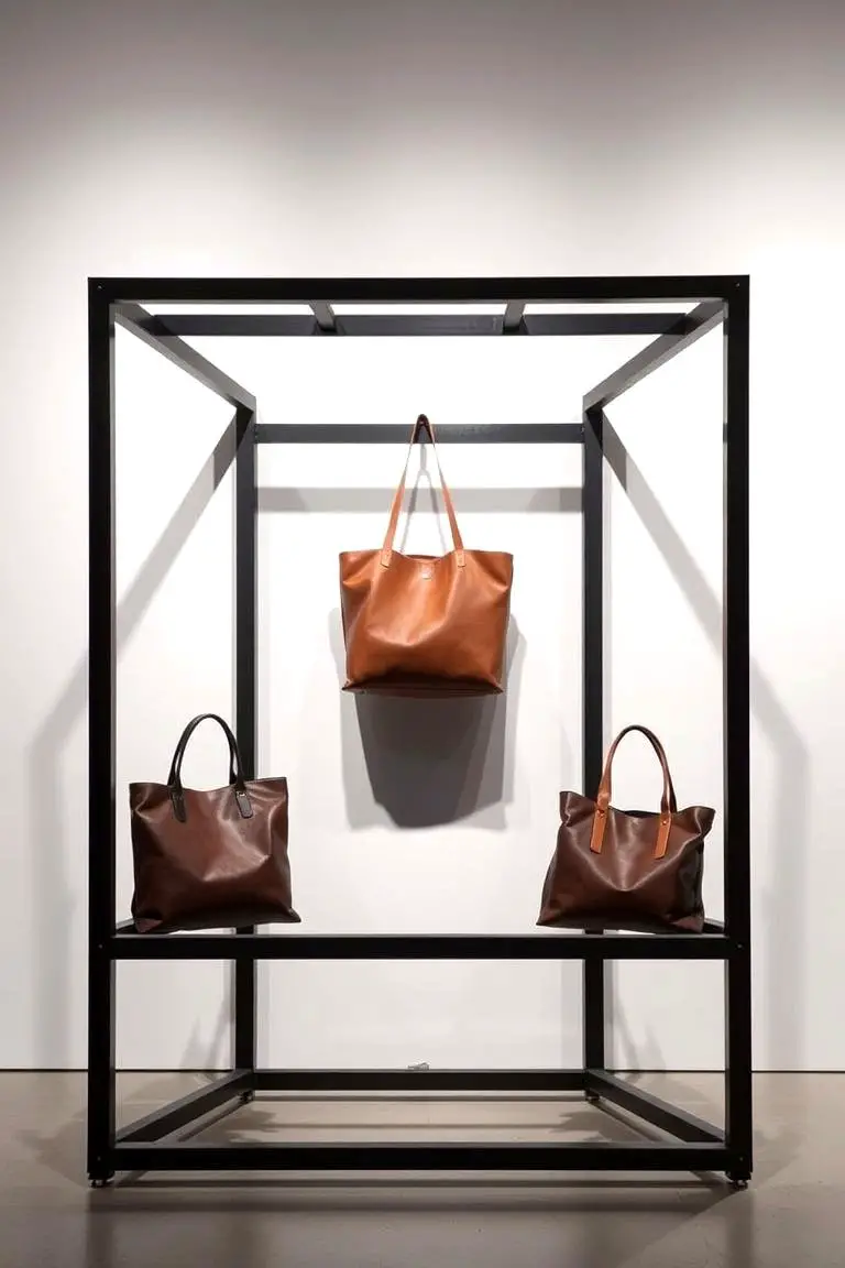 Modern Minimalist Purse Stand