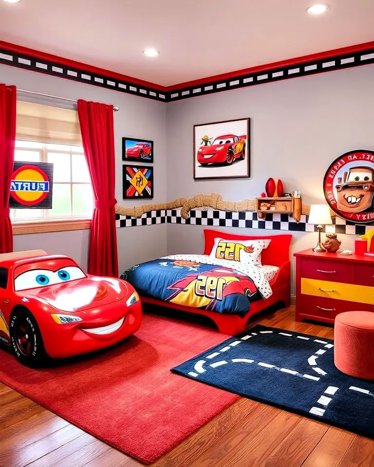 Cars Movie Racetrack Design