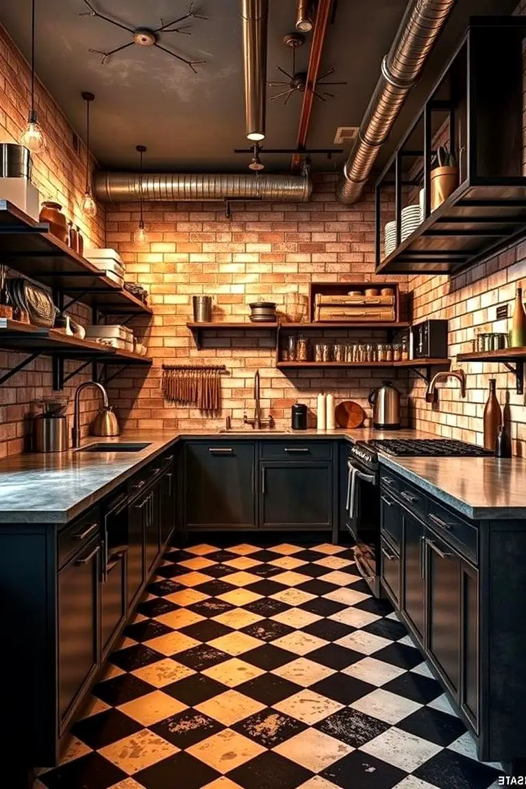 Industrial Chic Kitchen