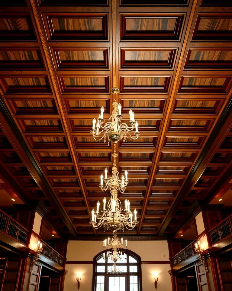 Coffered Wood Ceilings for Classic Elegance