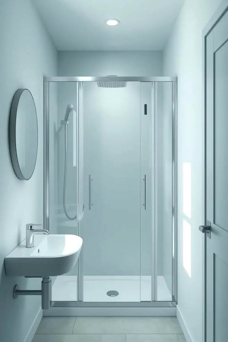 Serene Scandinavian Shower