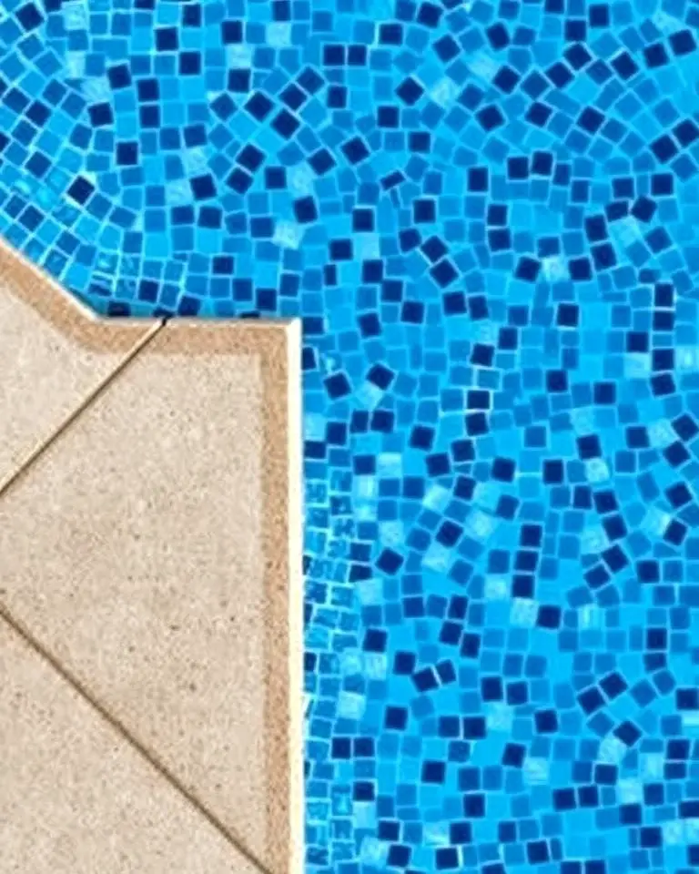 Classic Blue Mosaic Tiles