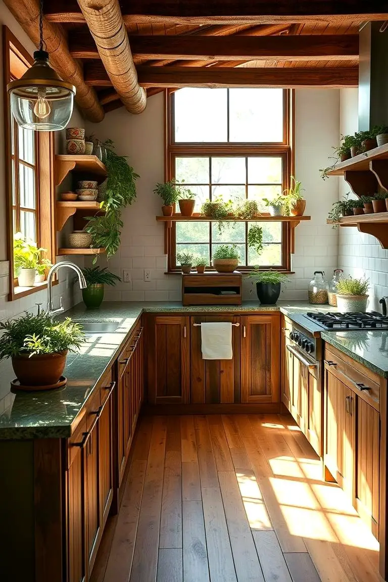 Sustainable Country Kitchen Designs