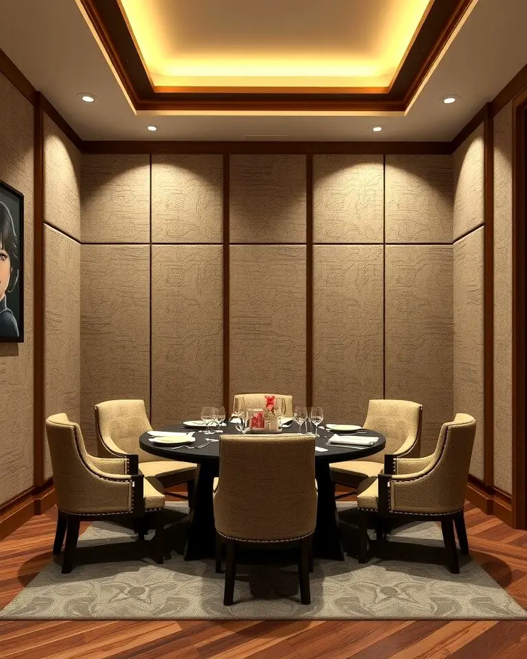 Textured Fabric Panels for Soft Elegance