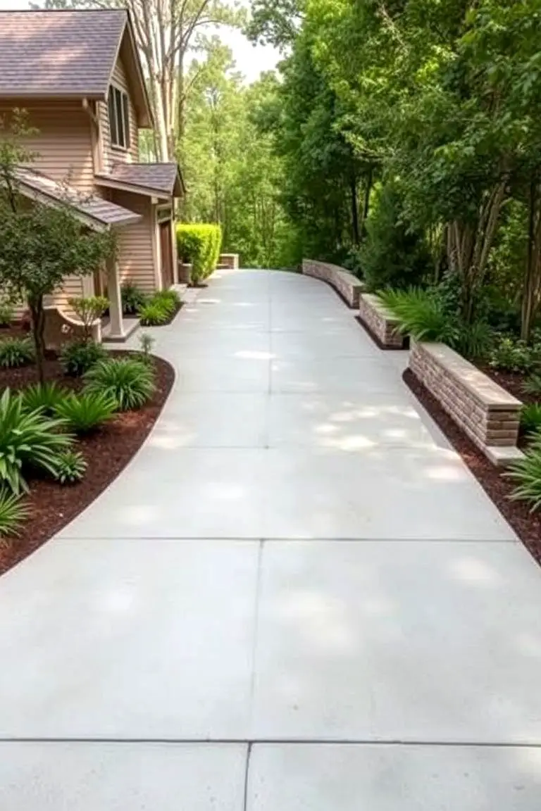 Eco-friendly Concrete Driveway
