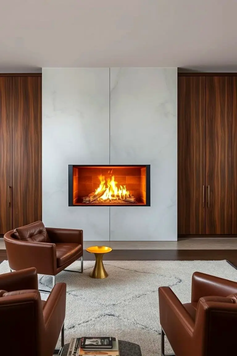 Hidden Hearths for Sleek Spaces