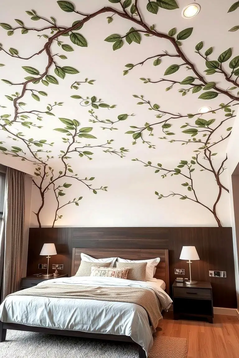 Nature-Inspired Pop Ceiling Design