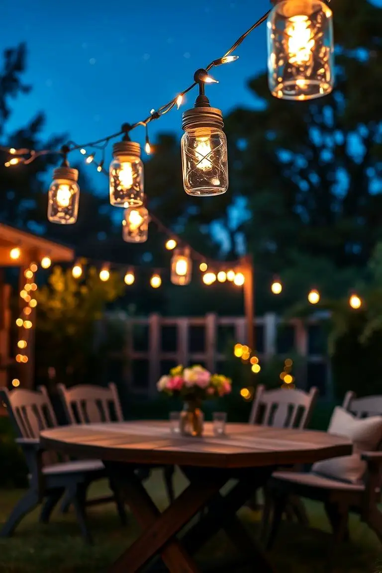 Repurposed Outdoor Lighting