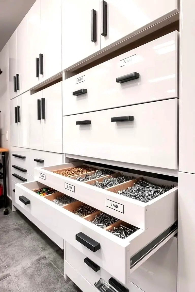 Custom Drawer Systems for Small Parts
